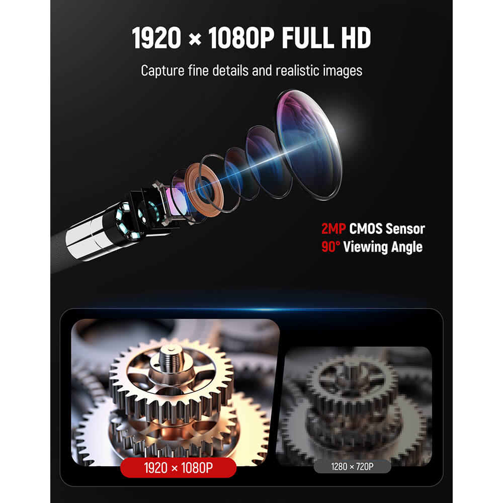 KBA02 1920 x 1080P full HD digital inspection camera for capturing fine details