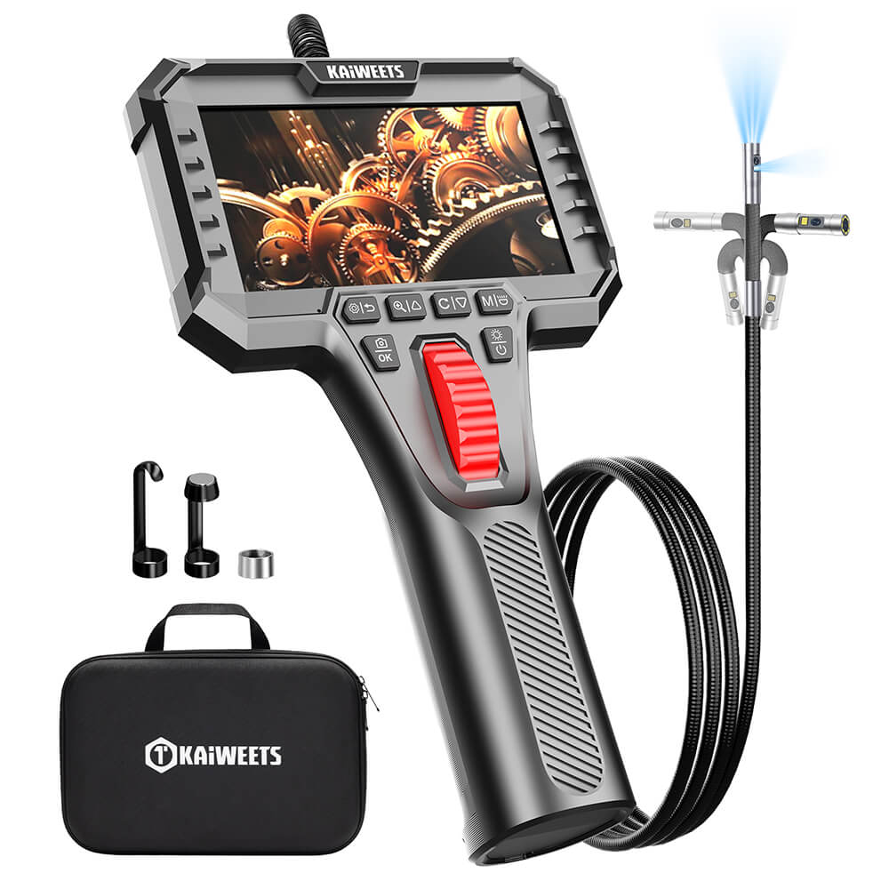 KAIWEETS KBA02 PRO Dual Lens Articulating Borescope Camera