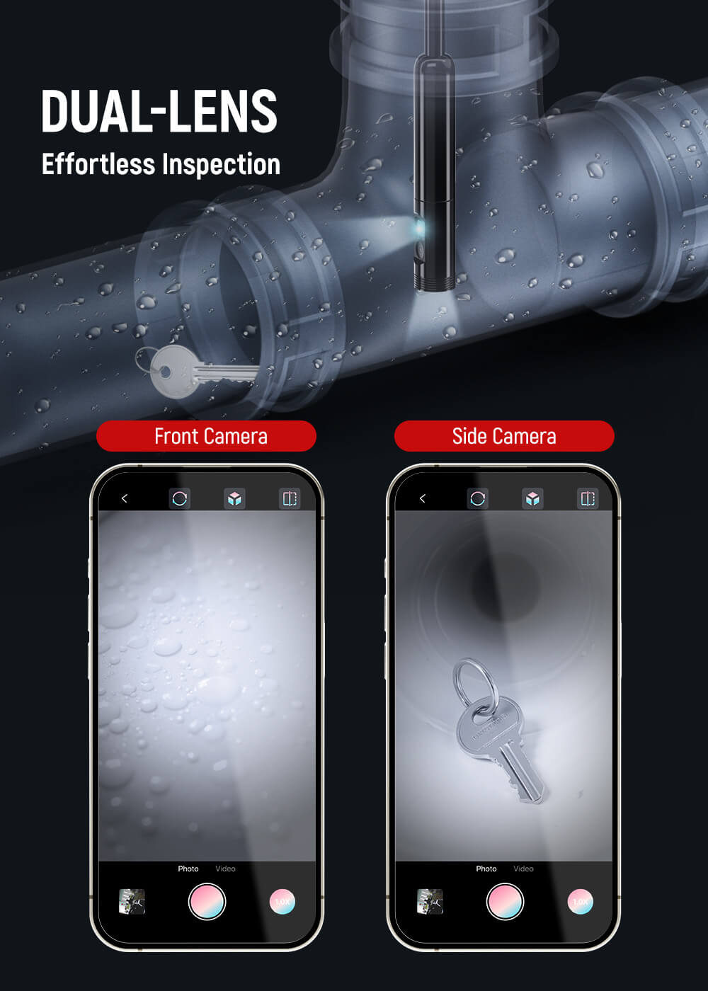 KAIWEETS KBM01 1920P Endoscope Camera phone