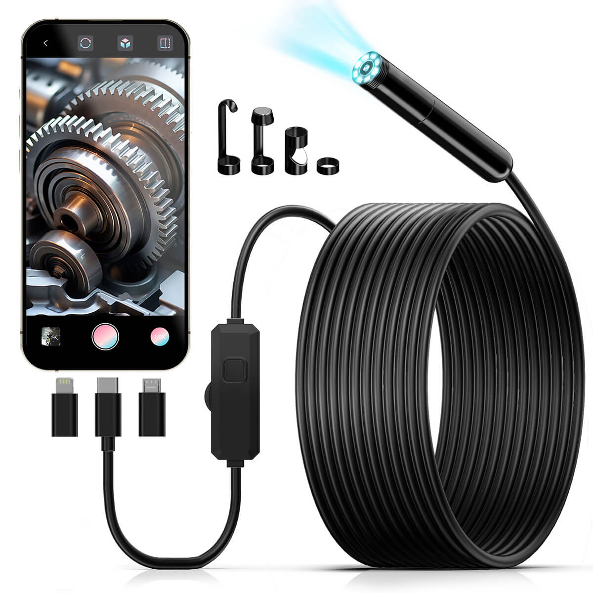 KAIWEETS KBM01 1920P Endoscope Camera