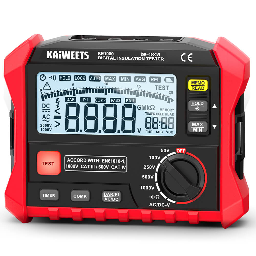 KAIWEETS KE1000 Insulation Resistance Tester
