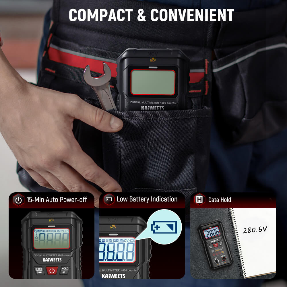KAIWEETS KM200s True-RMS Smart Digital Multimeter