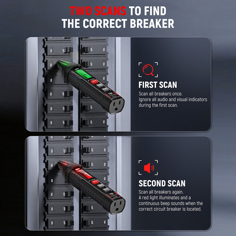 KAIWEETS KT303P Circuit Breaker Finder