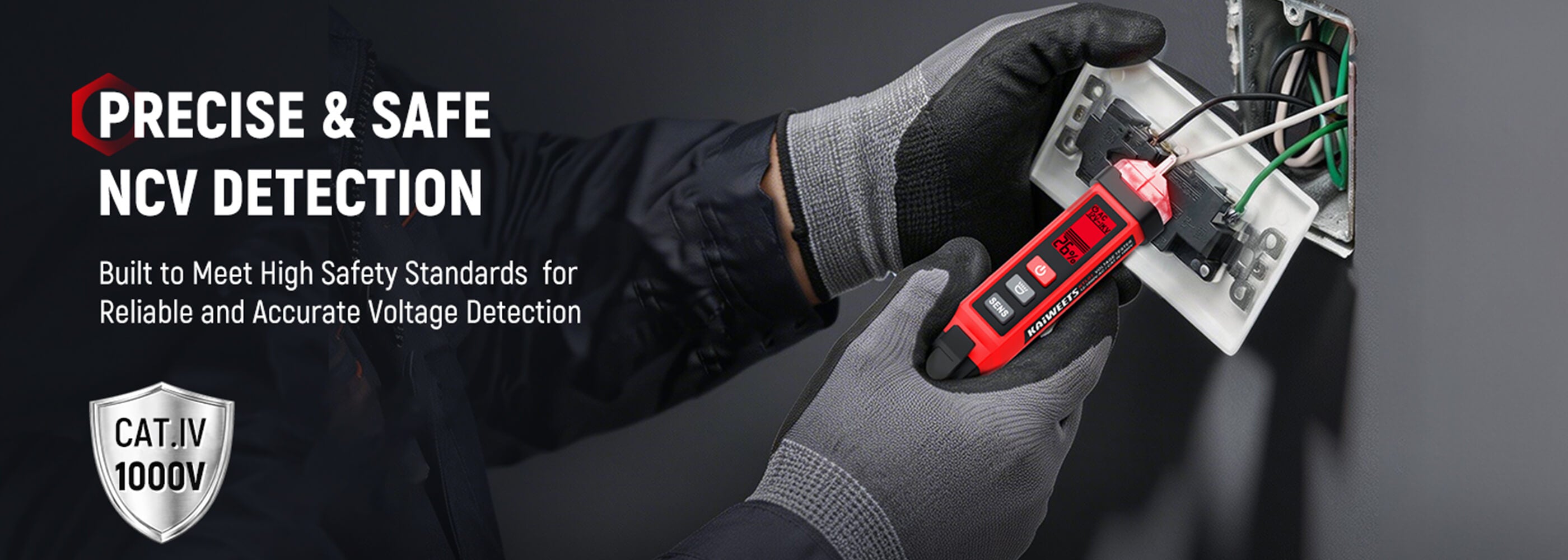 KAIWEETS KTL01 Non Contact Voltage Tester Pen A