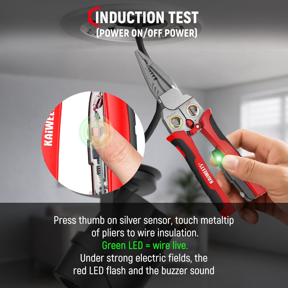 KAIWEETS KWS-122 9-in-1 Rechargeable Wire Stripper