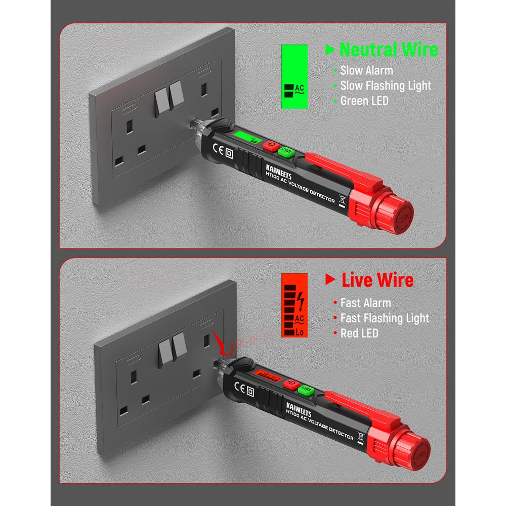 KAIWEETS HT100 Voltage Tester Kit