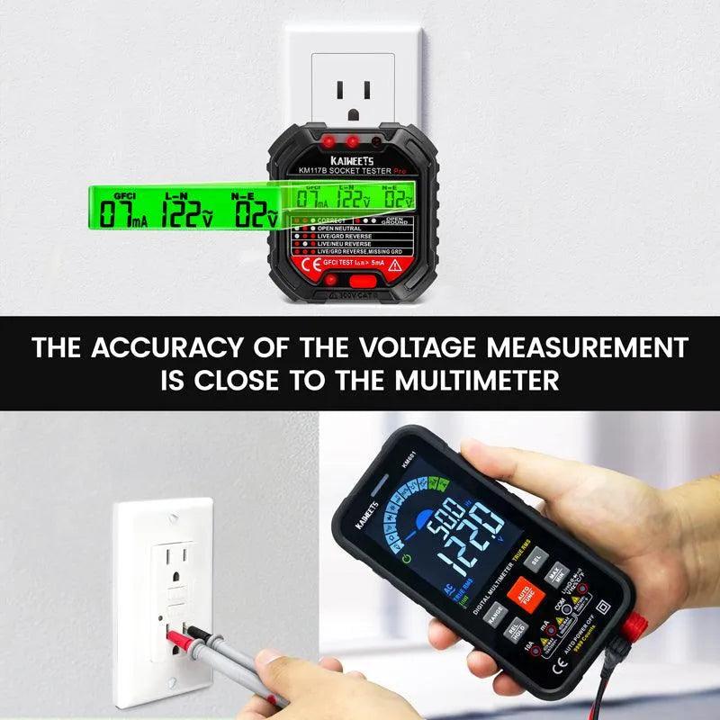 KAIWEETS KM117B GFCI Socket Tester - Kaiweets