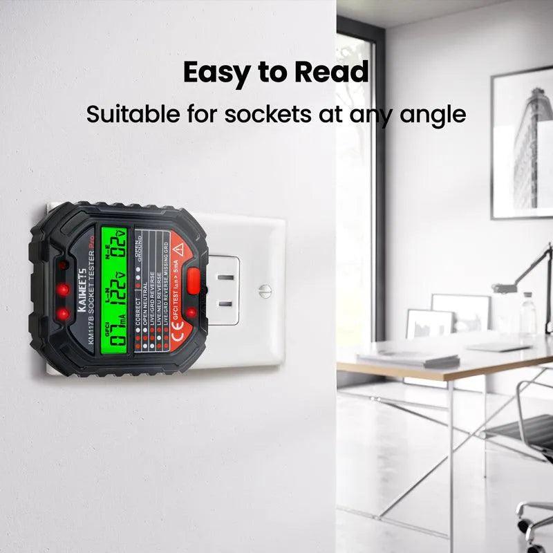 KAIWEETS KM117B GFCI Socket Tester - Kaiweets