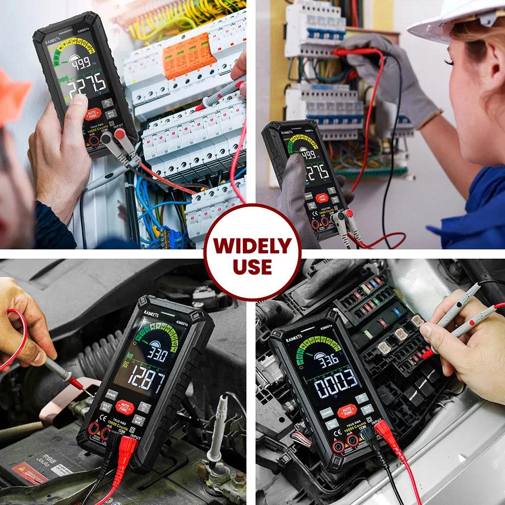 Widely used smart multimeter for automotive, industrial, and household tasks - KAIWEETS KM601S