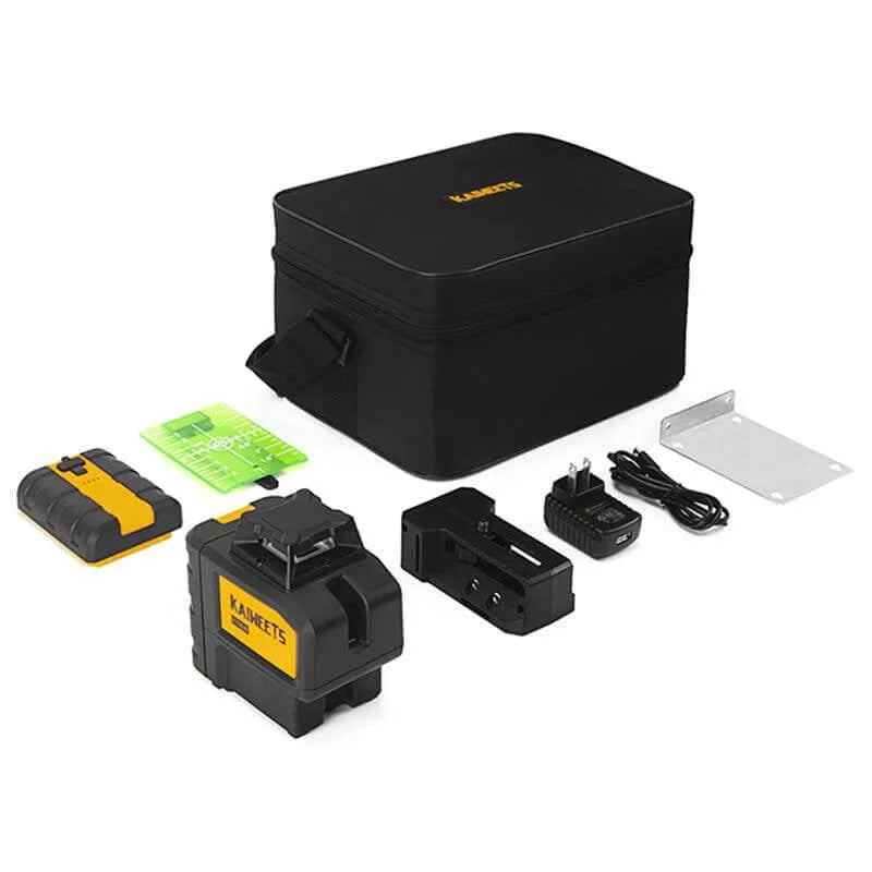 KAIWEETS KT360B Self Leveling Green Laser Level - 360 Horizontal Line with 1 Vertical Laser Line - Kaiweets
