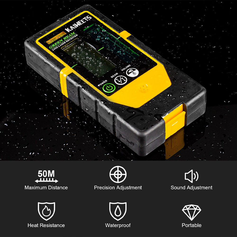 KAIWEETS LR100G Laser Detector Compatible with KT360A/B Pulse Mode - Kaiweets