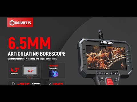 KBA02 articulating borescope inspection camera introduction
