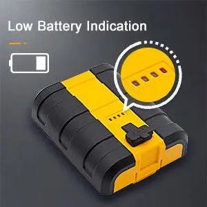 Low battery warning function laser level battery