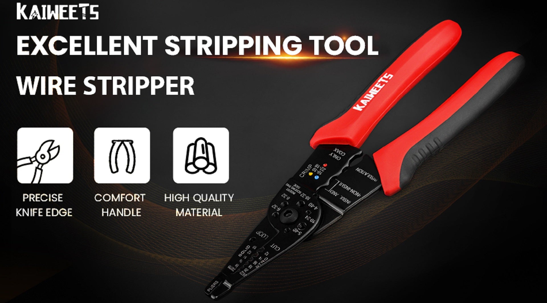 KAIWEETS KWS-105 5 in 1 Wire Stripping Tool