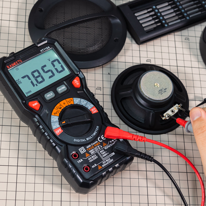 How to Test Speaker Output With Multimeter