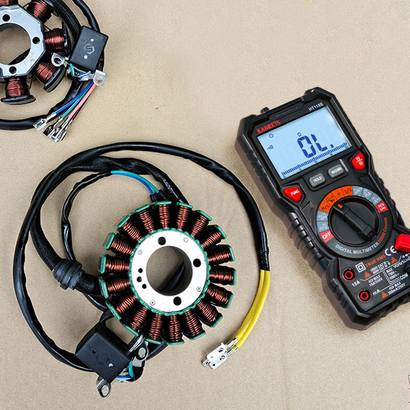 How to Test a Stator With a Multimeter