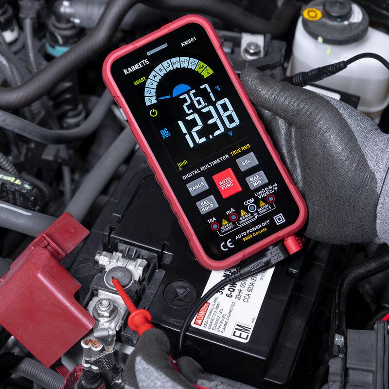 How to test the voltage with a Smart Multimeter - Kaiweets