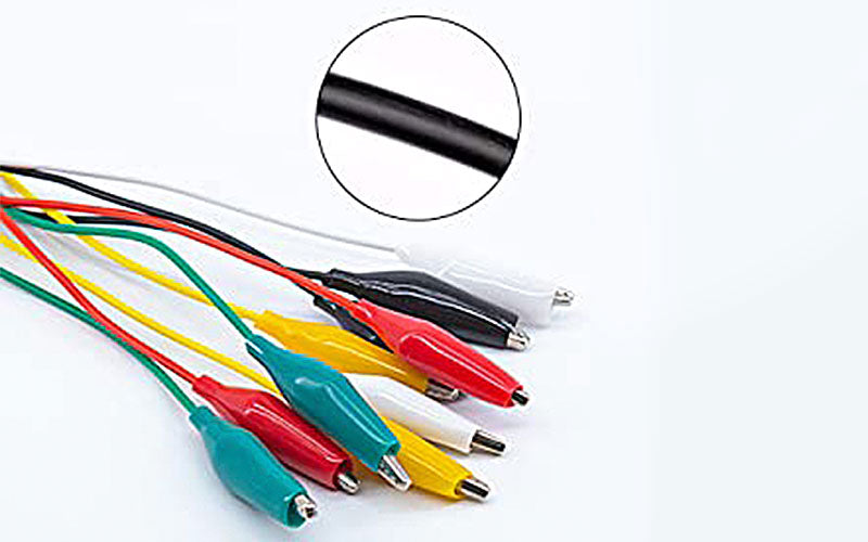 KAIWEETS Alligator Clips Electrical Test Leads Set, 15A Jumper Wires Heavy  Duty with Protective Copper Clips, Premium PVC Silicone Cables for  Electrical Testing, Experiment, 2 Colors 39.6 inches: :  Industrial & Scientific