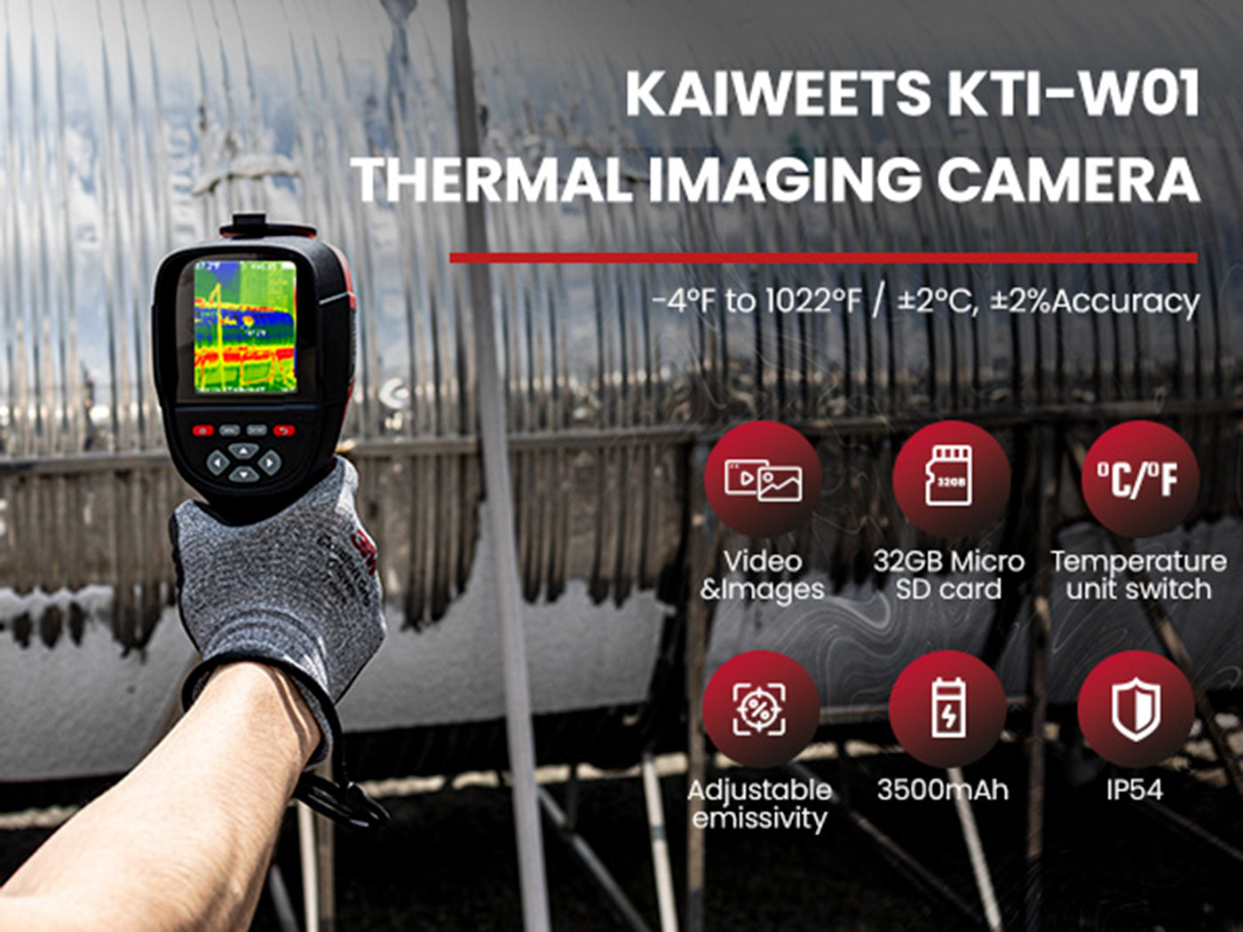 KTI-W01 portable thermal vision camera