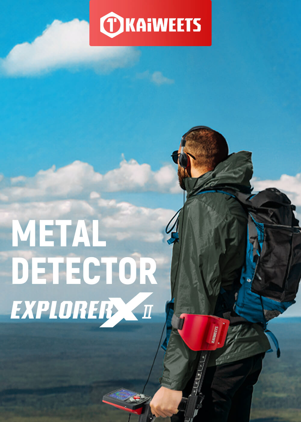 KAIWEETS EXPLORER X Ⅱ Metal Detector A+ PHone