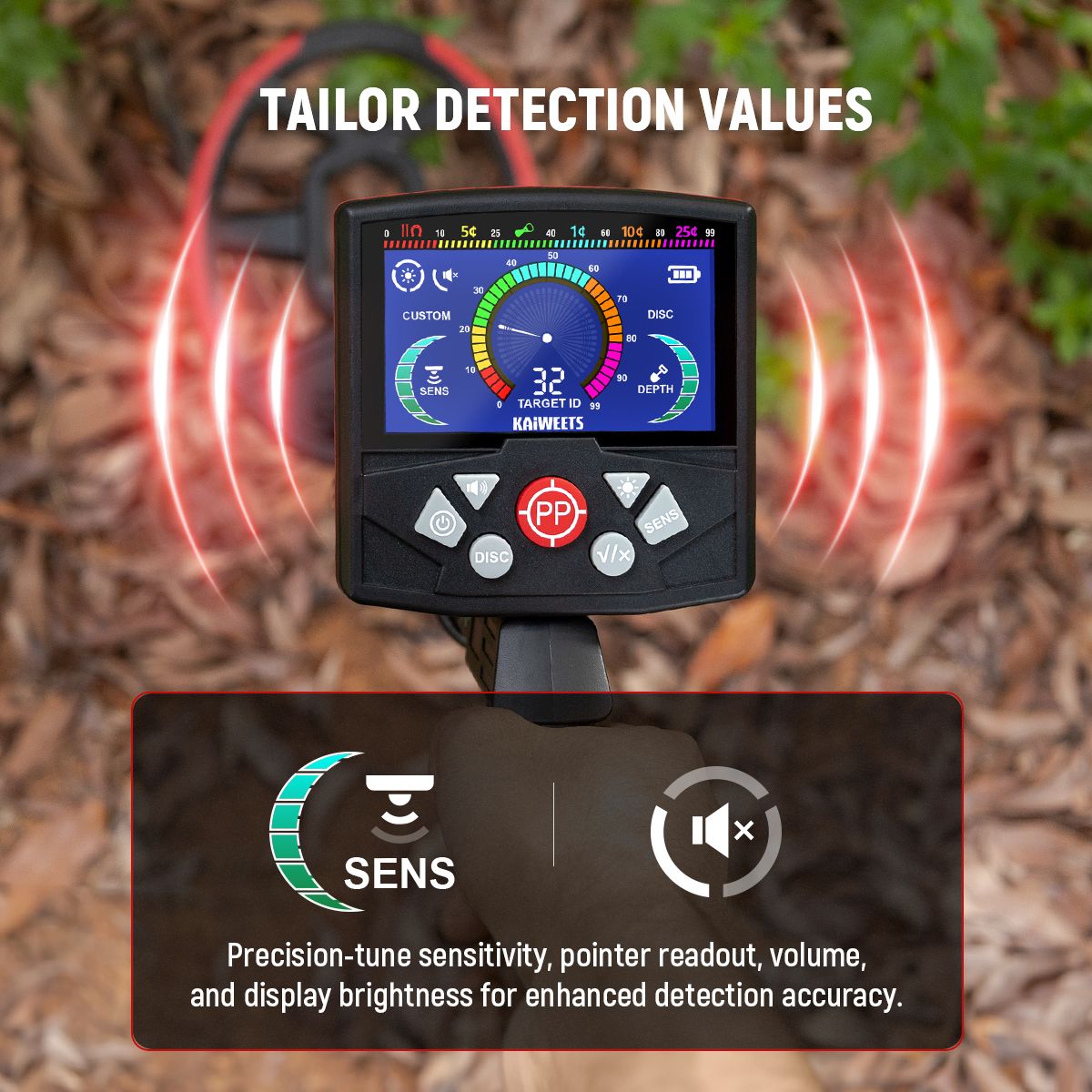 KAIWEETS EXPLORER X Ⅱ Metal Detector