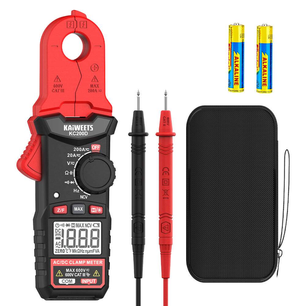 KAIWEETS KC200D Digital Clamp Meter