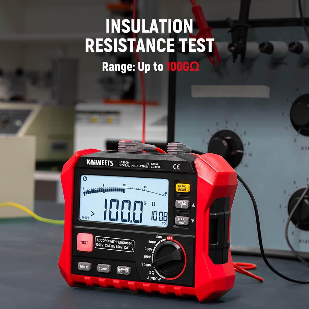 KAIWEETS KE1000 Insulation Resistance Tester