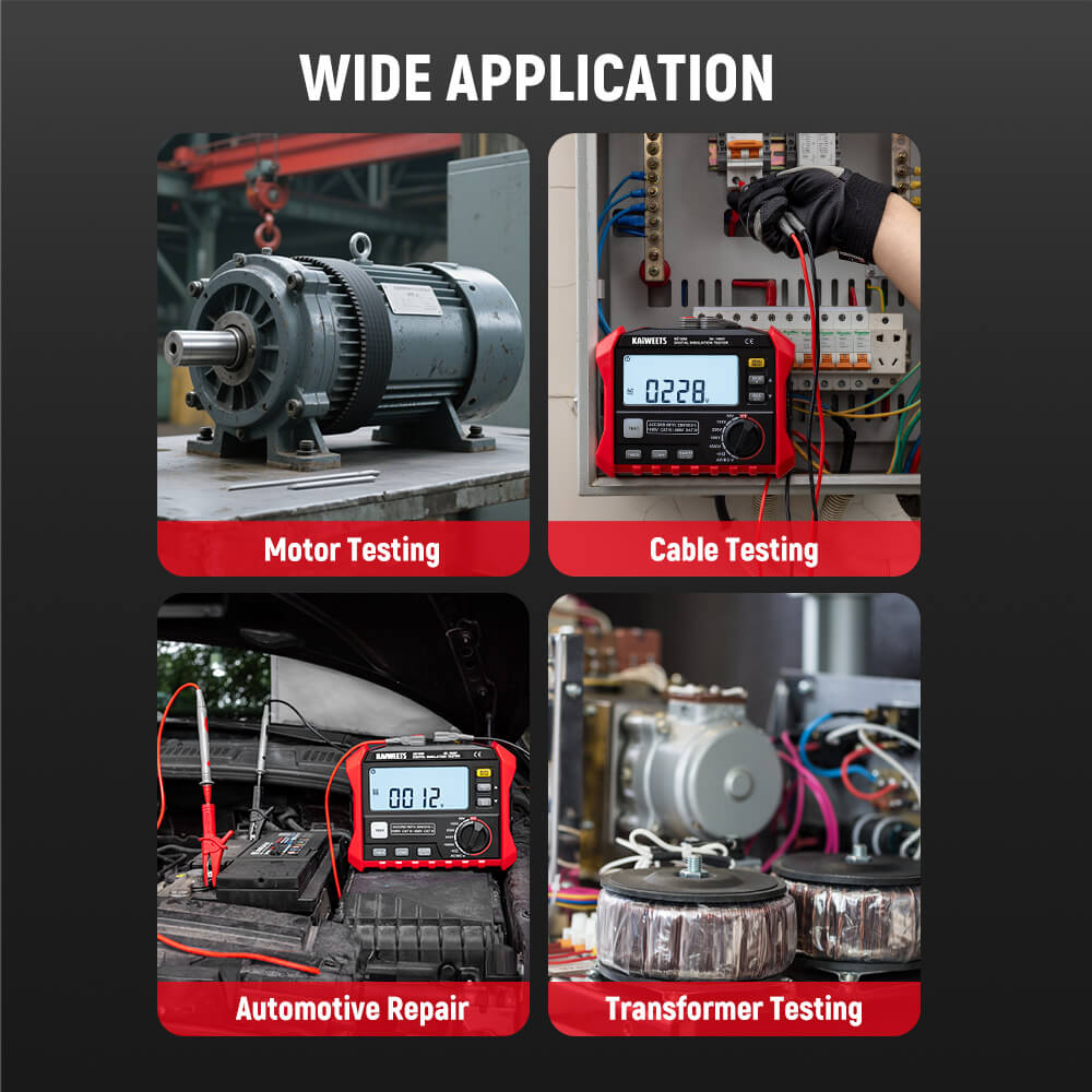 KAIWEETS KE1000 Insulation Resistance Tester