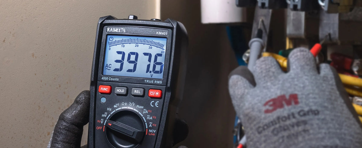 KAIWEETS KM401 Digital Multimeter Counts True RMS A