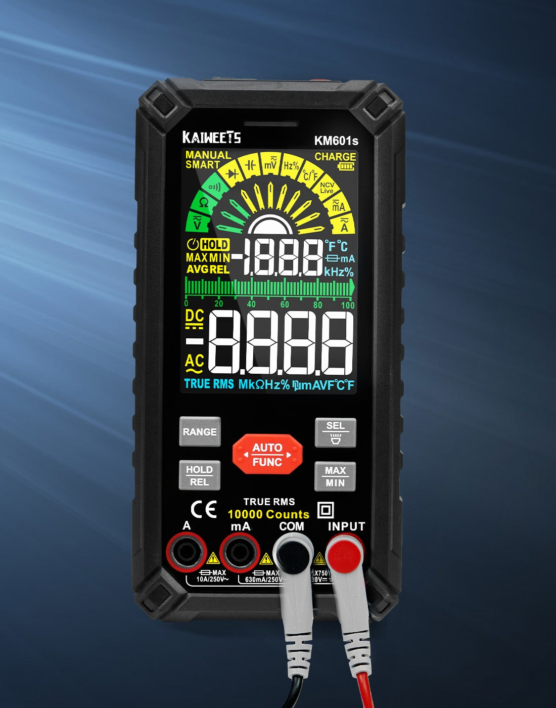 KAIWEETS KM601S Rechargeable Smart Digital Multimeter 10000 Counts TRM