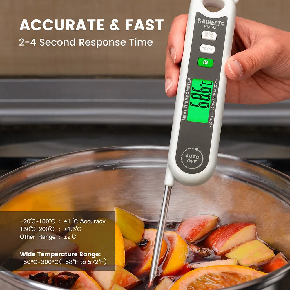 KAIWEETS KMT01 Digital Waterproof Instant Read Meat Thermometer