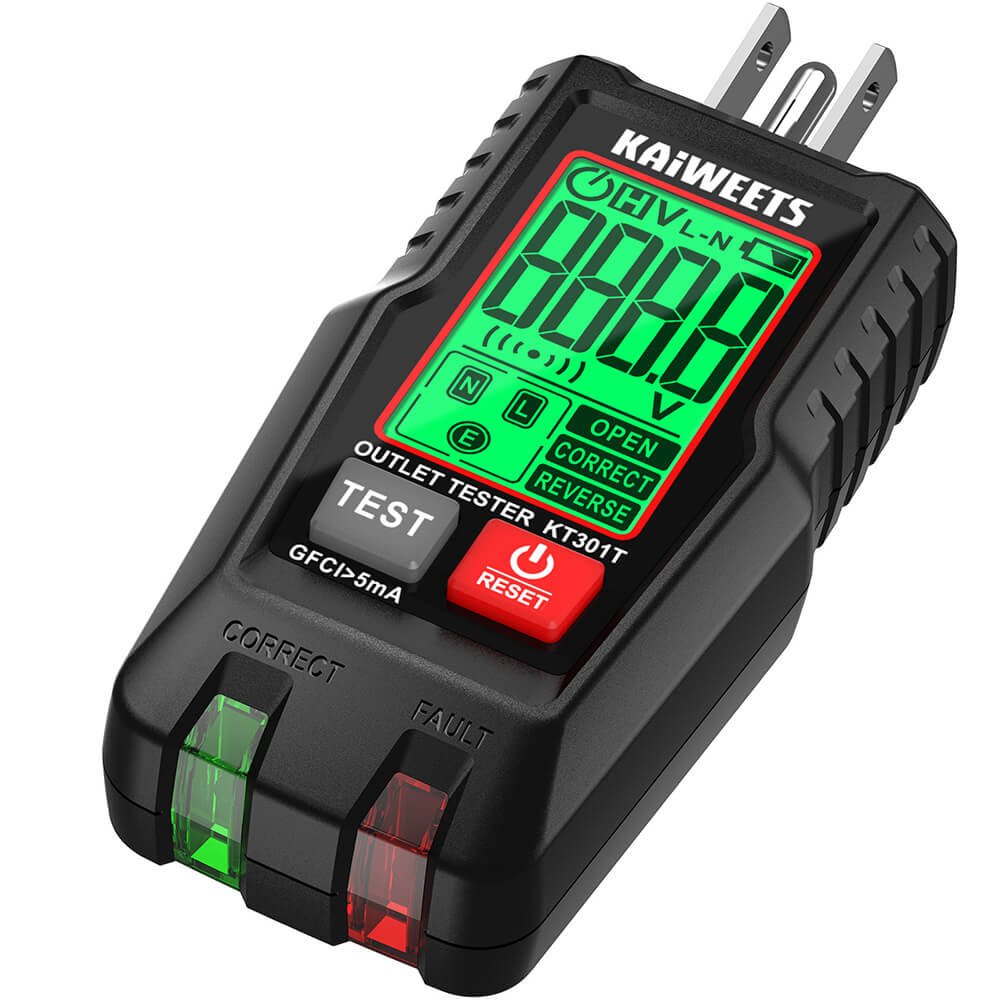 KAIWEETS KT301T GFCI Outlet Tester