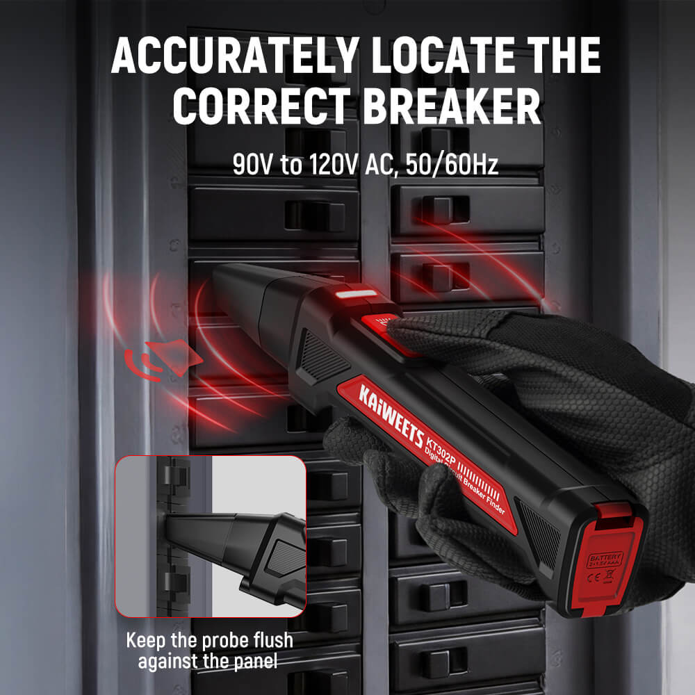 KAIWEETS KT302P Circuit Breaker Finder Tool Kit
