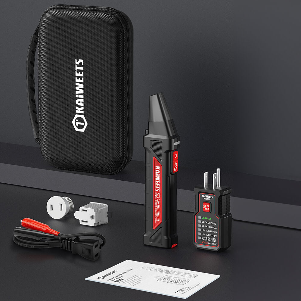 KAIWEETS KT302P Circuit Breaker Finder Tool Kit