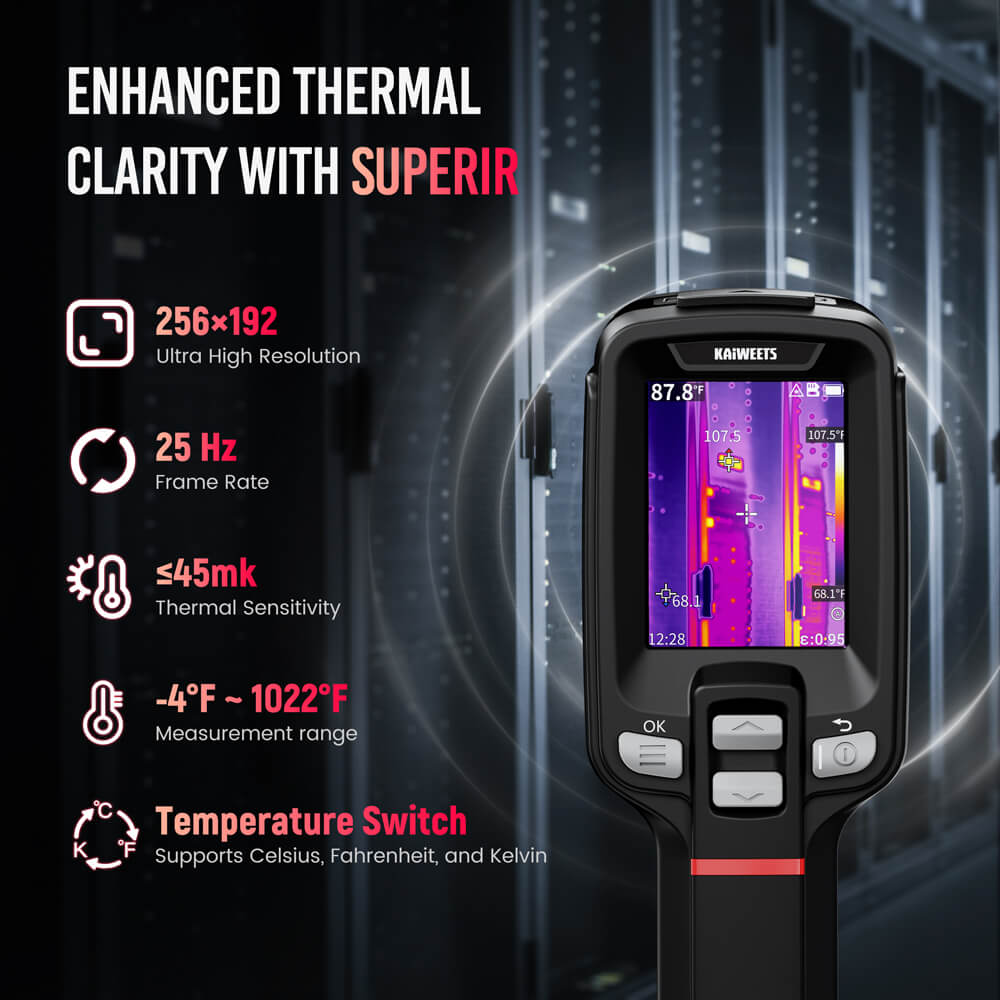 KAIWEETS KTI-W02 256*192 Thermal Imaging Camera