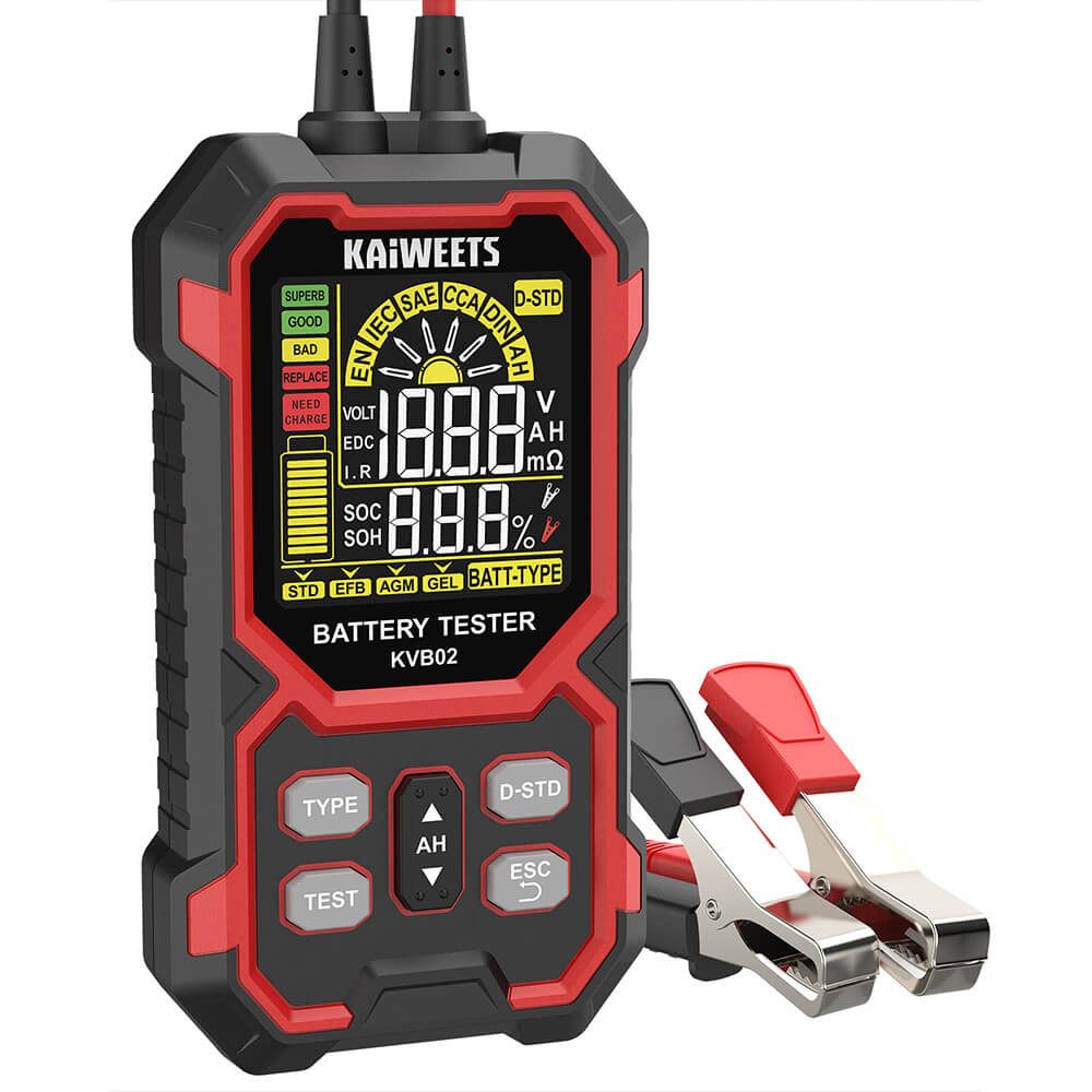 KAIWEETS KVB02 12V/24V Car Battery Tester
