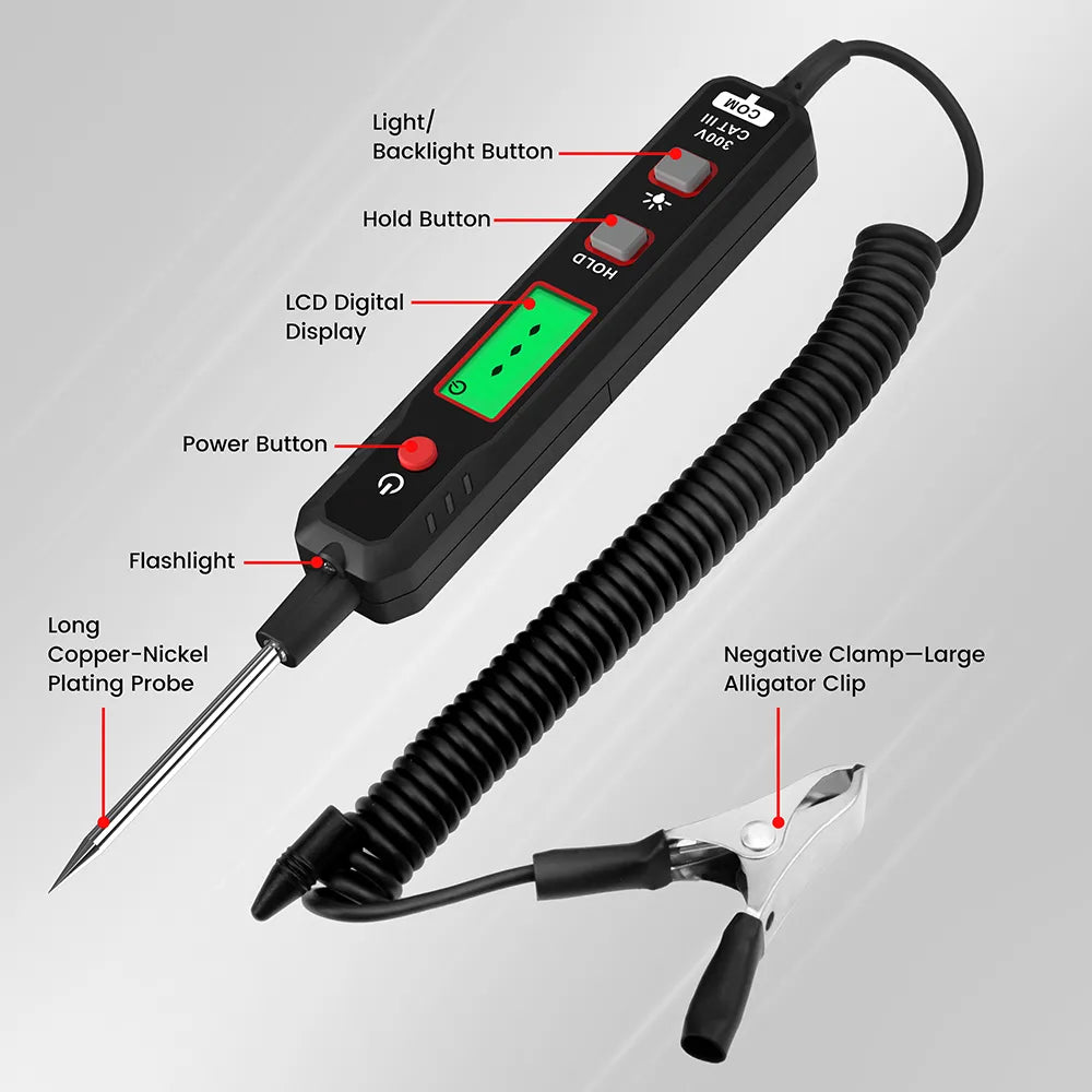 KAIWEETS ST120 Smart Pen Multimètre DC/AC Testeur de tension numérique