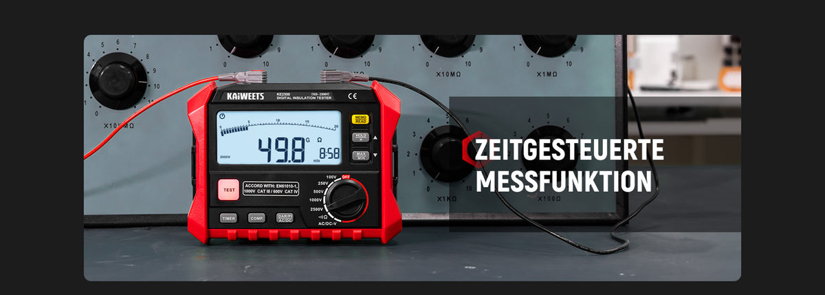 KAIWEETS KE2500 Isolationswiderstandspr�fger�t-11