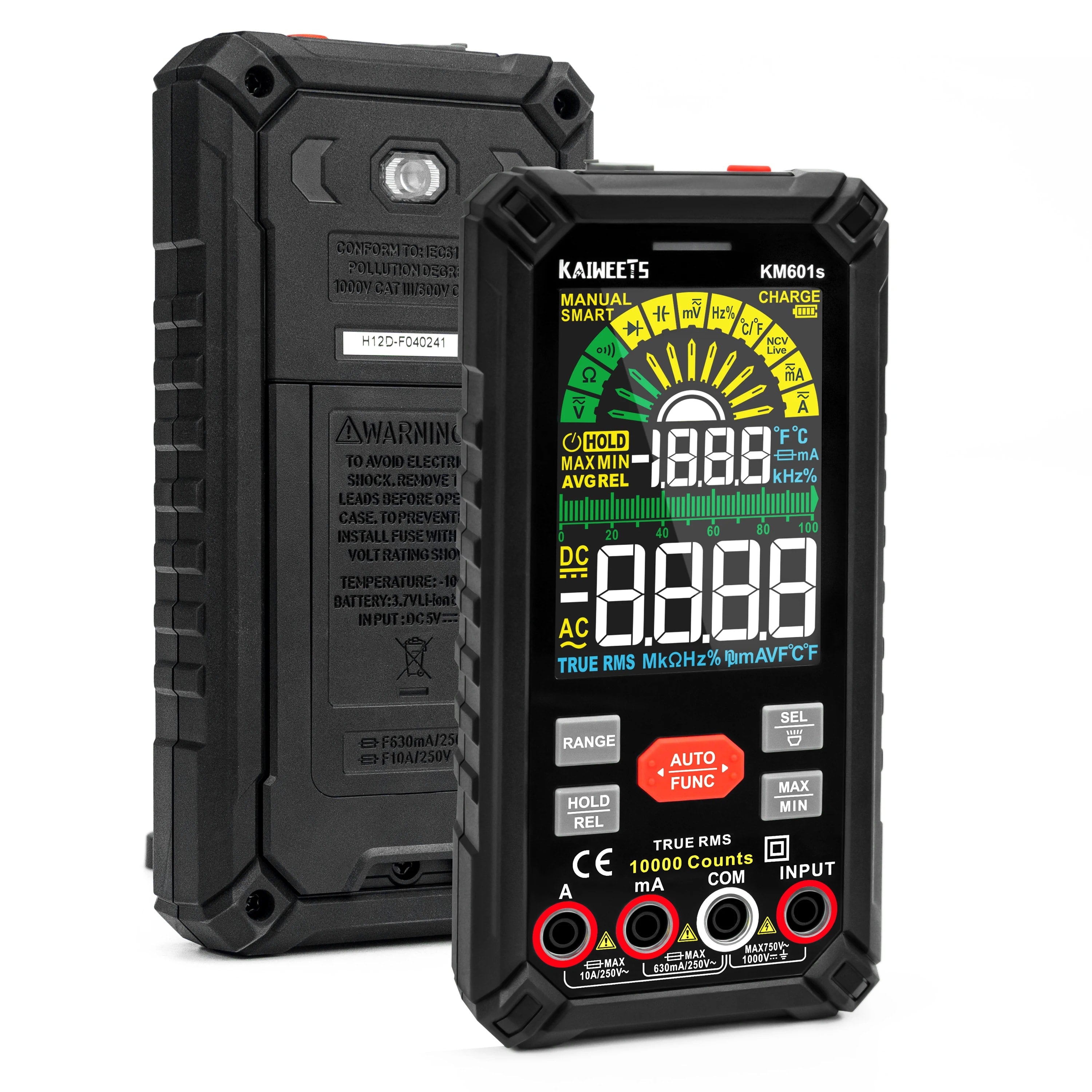 KAIWEETS KM601S Rechargeable Smart Digital Multimeter 10000 Counts TRM