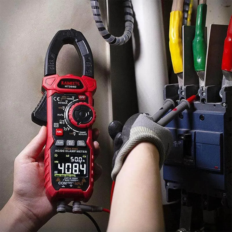 KAIWEETS HT208D clamp meter for electrical inspection