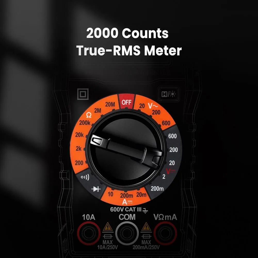 KAIWEETS KM100 Multimeter 2000 counts