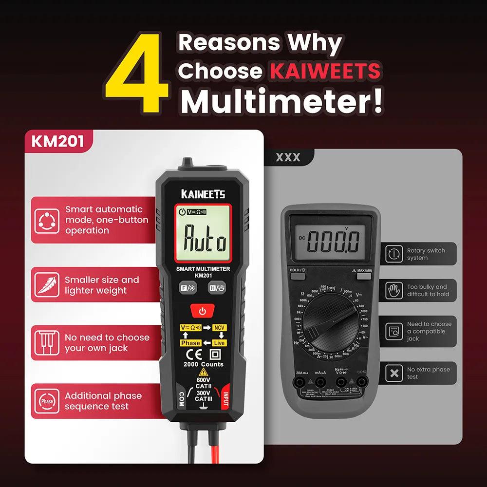 KAIWEETS KM201 Digital Multimeter - Kaiweets