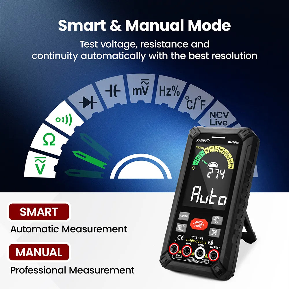  Rechargeable Smart Digital multimeter 6000 Counts