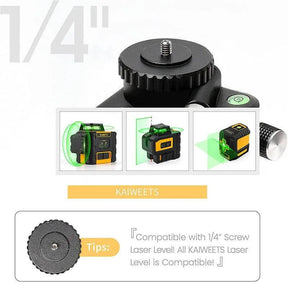KAIWEETS KT-200P Micro-adjust 360-Degree Rotating Laser Level Tripod - Kaiweets