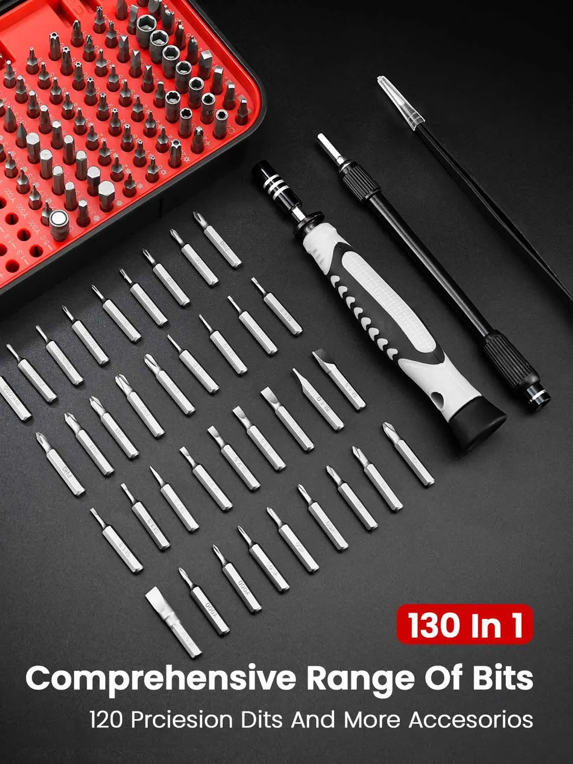 120 in 1 Magnetic Precision Screwdriver Set Accessories Kit Repair Tool  Phone PC