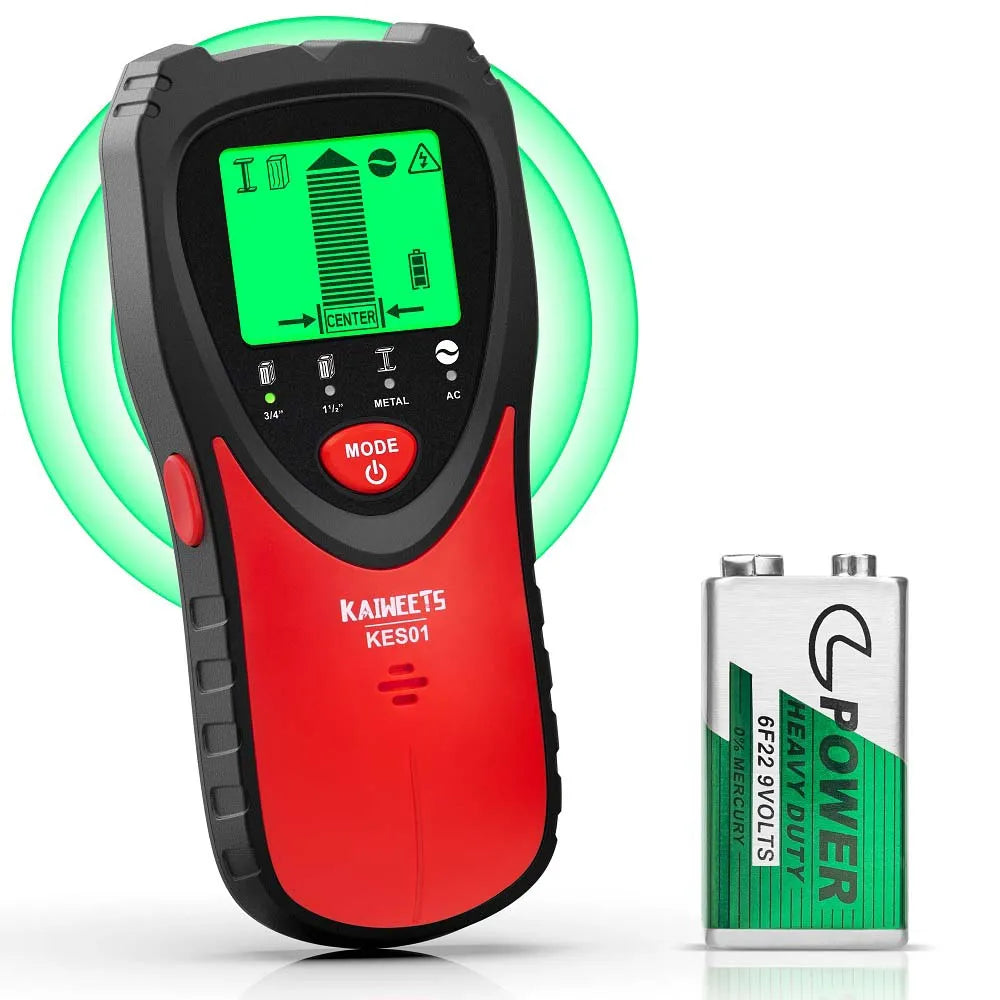 KAIWEETS KES01 Stud Finder Wall Scanner Stud Detector with Audio Alarm