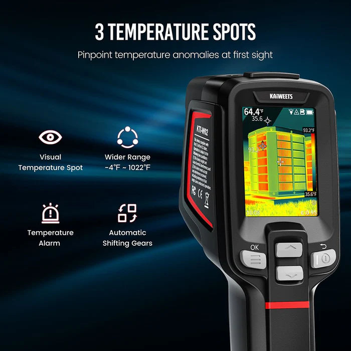 automatic temperature alarm ir thermal imaging camera