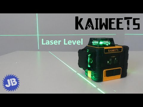 KAIWEETS KT360A Laser à nivellement automatique 3 x 360 lignes avec batterie rechargeable