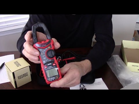 KAIWEETS HT206B Digital Clamp Meter for AC Current, AC/DC Voltage