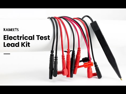 KAIWEETS KET05 Multimeter Test Leads Kit 23PCS for Electrical Testing